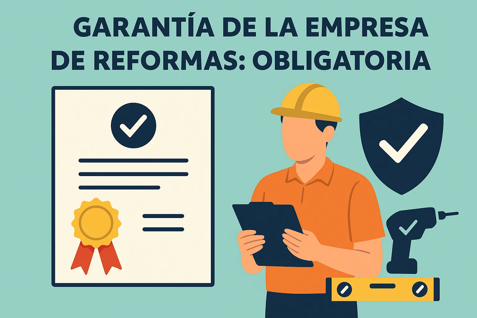 Garantía ofrecida por empresa de reformas de viviendas en Málaga